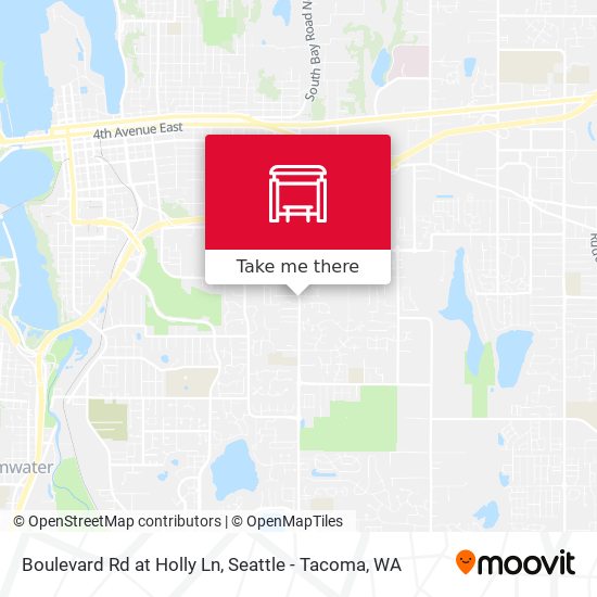 Boulevard Rd at Holly Ln map