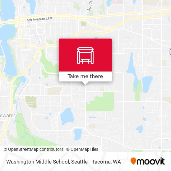 Mapa de Washington Middle School