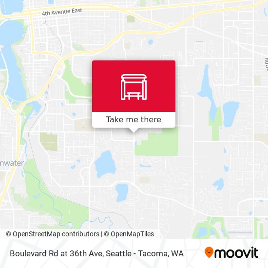 Mapa de Boulevard Rd at 36th Ave
