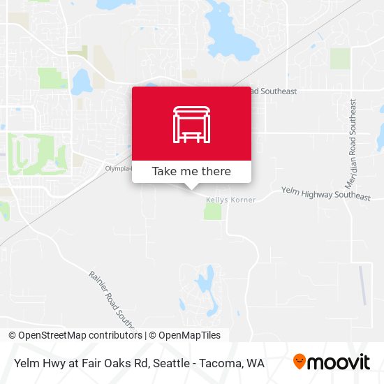 Yelm Hwy at Fair Oaks Rd map