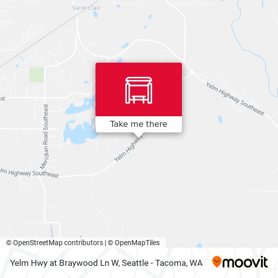 Mapa de Yelm Hwy at Braywood Ln W