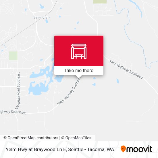 Mapa de Yelm Hwy at Braywood Ln E