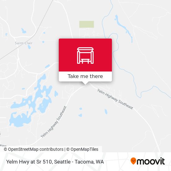 Yelm Hwy at Sr 510 map
