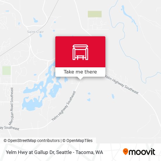 Mapa de Yelm Hwy at Gallup Dr