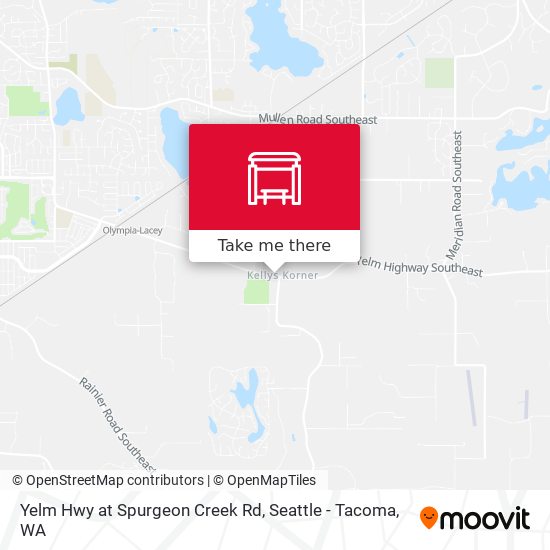 Yelm Hwy at Spurgeon Creek Rd map