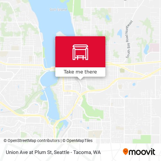 Union Ave at Plum St map