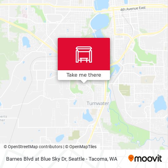 Barnes Blvd at Blue Sky Dr map