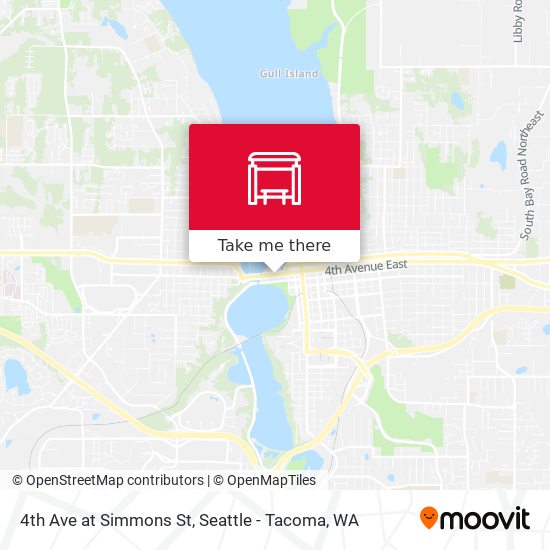 4th Ave at Simmons St map