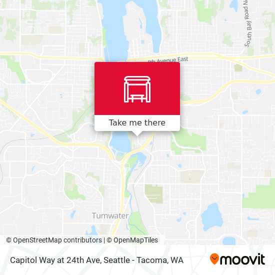 Mapa de Capitol Way at 24th Ave