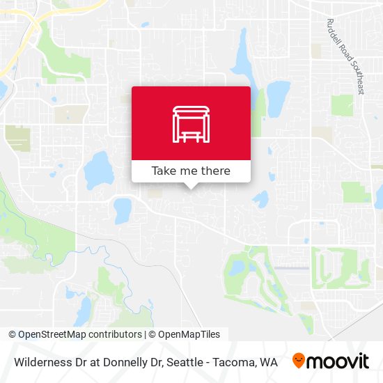 Wilderness Dr at Donnelly Dr map