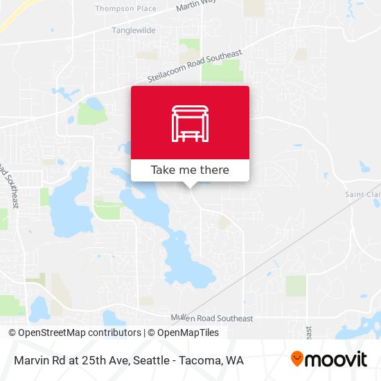 Marvin Rd at 25th Ave map