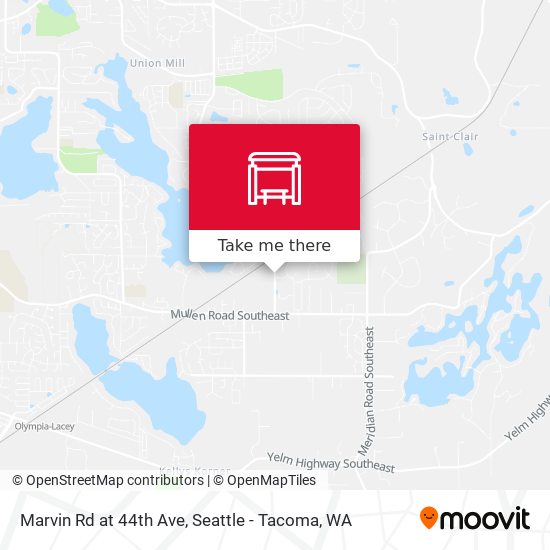 Marvin Rd at 44th Ave map