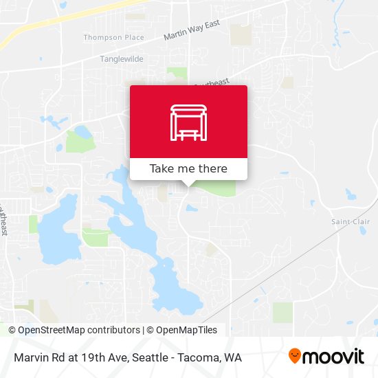 Marvin Rd at 19th Ave map