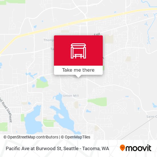 Mapa de Pacific Ave at Burwood St