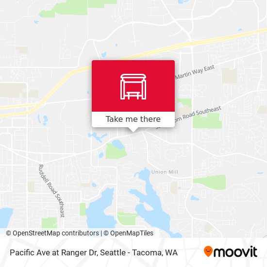 Pacific Ave at Ranger Dr map