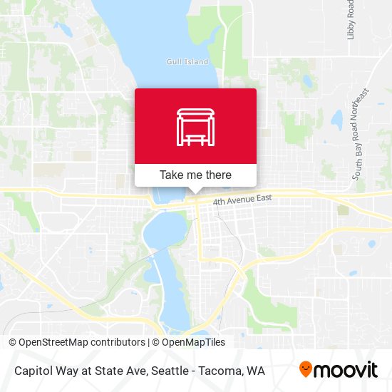 Capitol Way at State Ave map