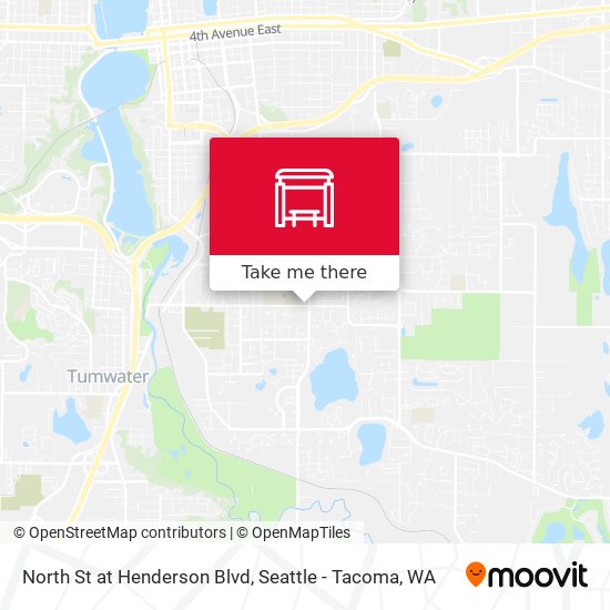 North St at Henderson Blvd map