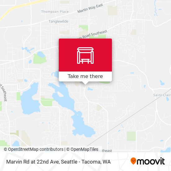 Mapa de Marvin Rd at 22nd Ave