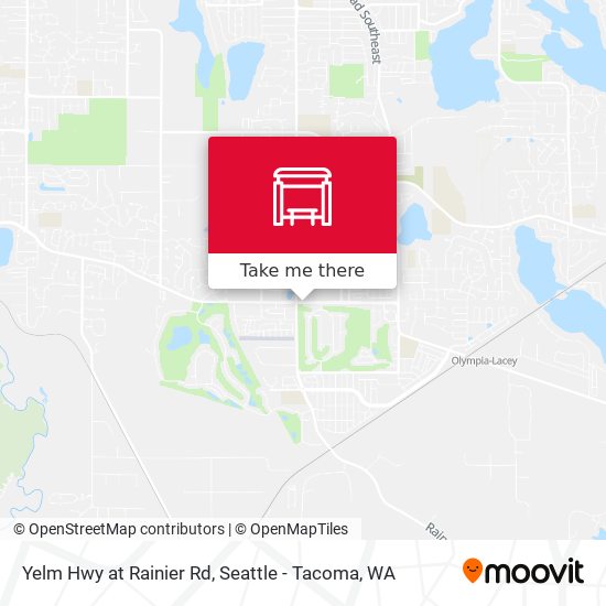 Yelm Hwy at Rainier Rd map