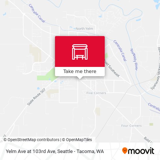 Yelm Ave at 103rd Ave map