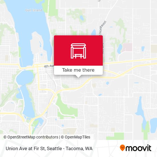 Mapa de Union Ave at Fir St