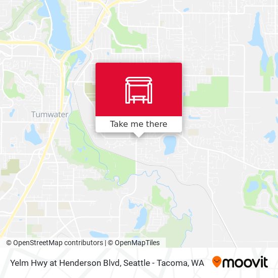 Yelm Hwy at Henderson Blvd map