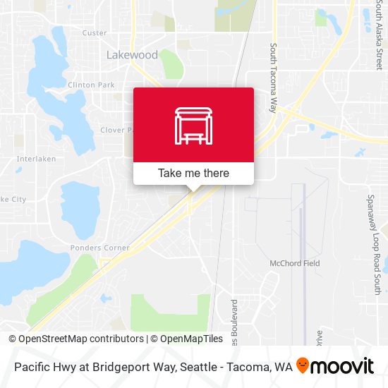 Mapa de Pacific Hwy at Bridgeport Way