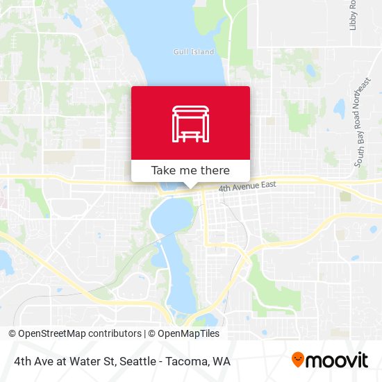 4th Ave at Water St map