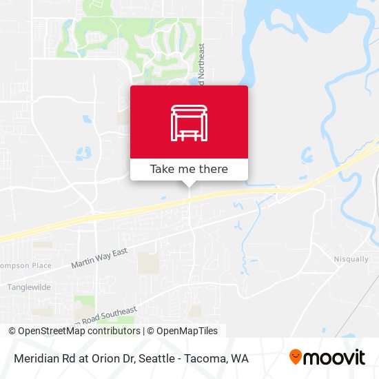 Meridian Rd at Orion Dr map