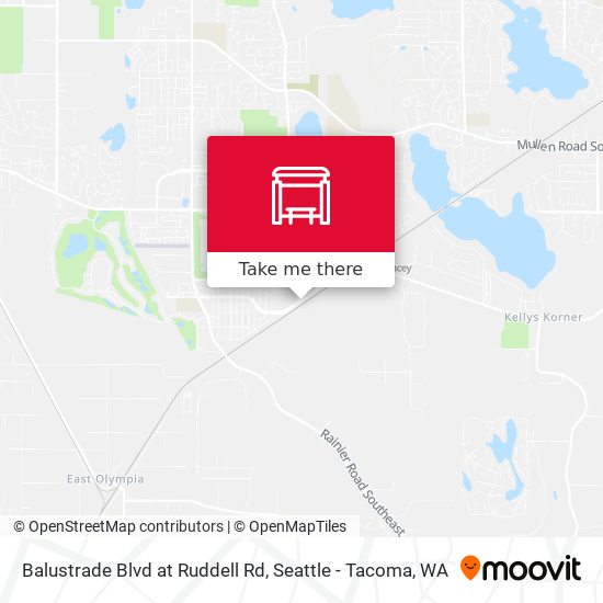 Balustrade Blvd at Ruddell Rd map