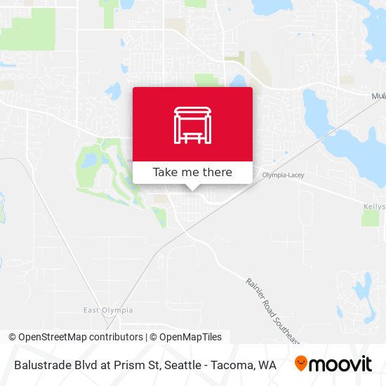 Balustrade Blvd at Prism St map