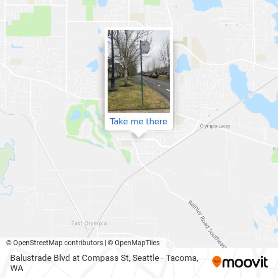 Mapa de Balustrade Blvd at Compass St
