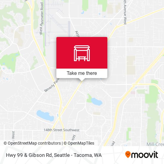 Hwy 99 & Gibson Rd map