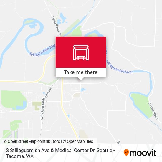 S Stillaguamish Ave & Medical Center Dr map