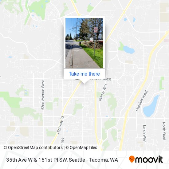 Mapa de 35th Ave W & 151st Pl SW