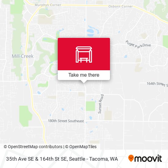 Mapa de 35th Ave SE & 164th St SE