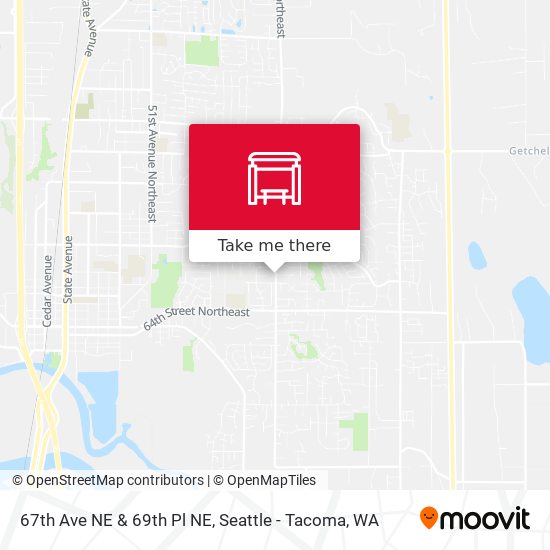 Mapa de 67th Ave NE & 69th Pl NE