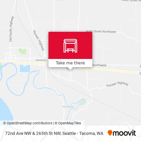 72nd Ave NW & 265th St NW map
