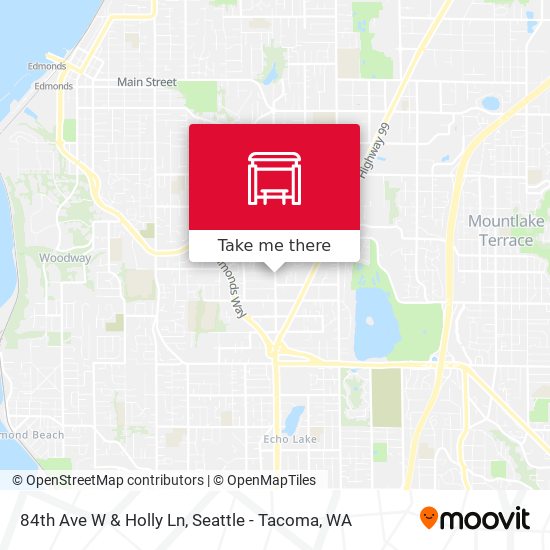 Mapa de 84th Ave W & Holly Ln