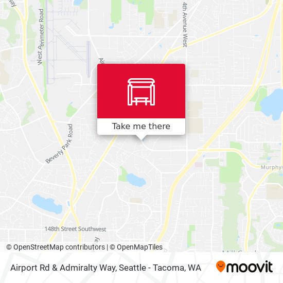 Mapa de Airport Rd & Admiralty Way