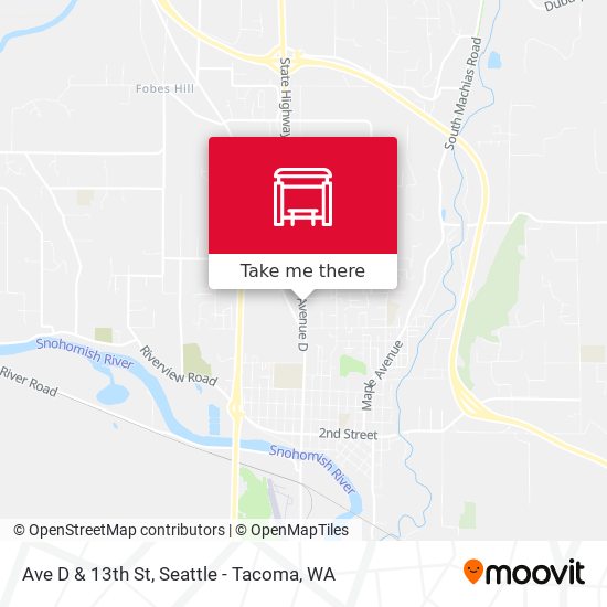 Mapa de Ave D & 13th St