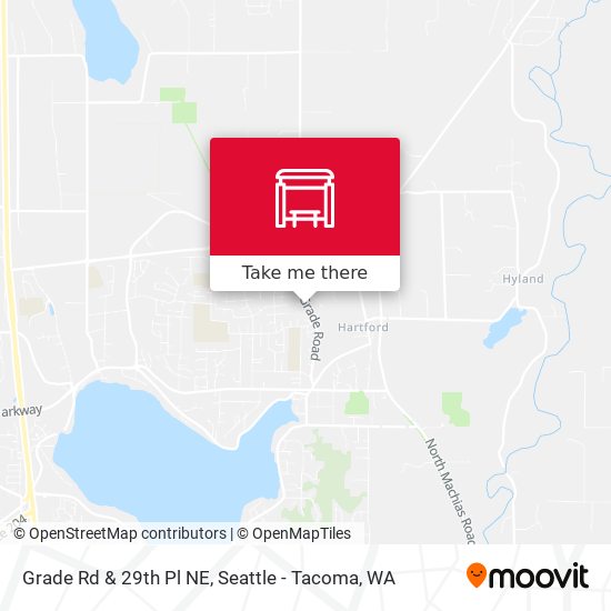Mapa de Grade Rd & 29th Pl NE