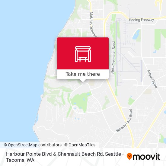 Harbour Pointe Blvd & Chennault Beach Rd map