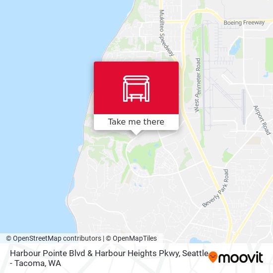 Harbour Pointe Blvd & Harbour Heights Pkwy map