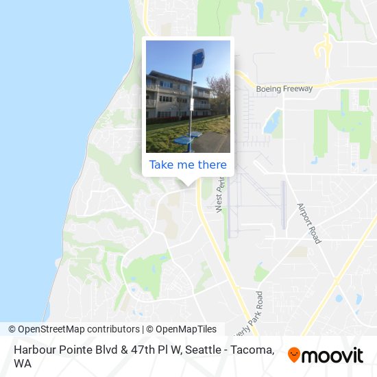 Harbour Pointe Blvd & 47th Pl W map