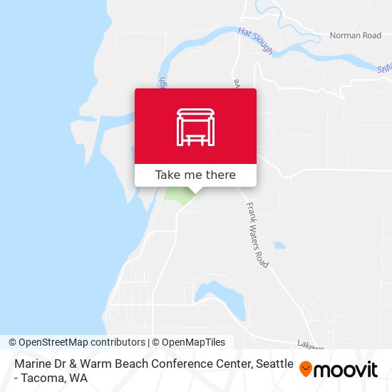 Marine Dr & Warm Beach Conference Center map