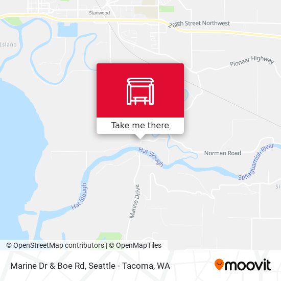 Mapa de Marine Dr & Boe Rd