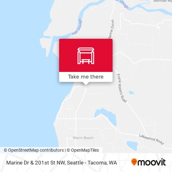Marine Dr & 201st St NW map