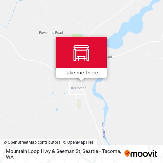 Mountain Loop Hwy & Seeman St map