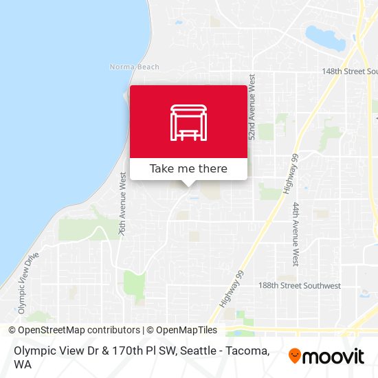 Mapa de Olympic View Dr & 170th Pl SW